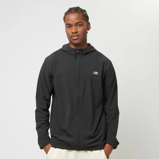 Foto van product Woven Hooded Jacket New Balance zwart