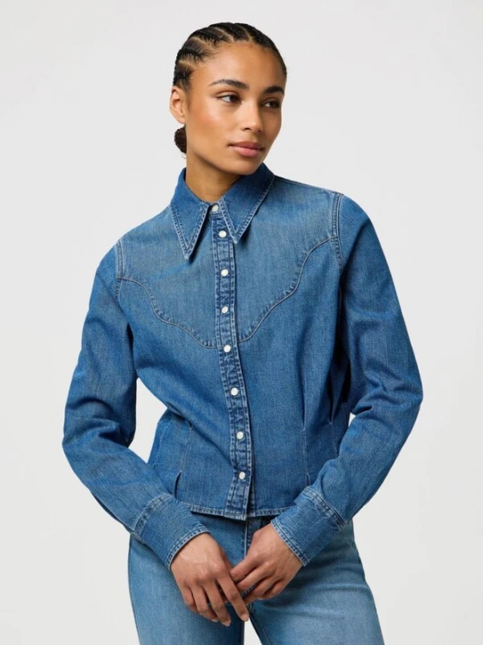 Foto van product WRANGLER Blouse blauw