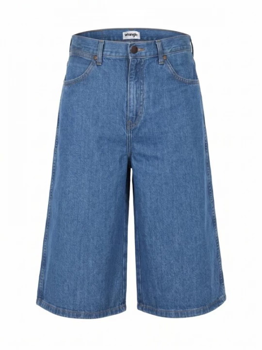 Foto van product WRANGLER Jeans 'LIGHT & SOFT JORT SHORTS MID STONE' blauw denim