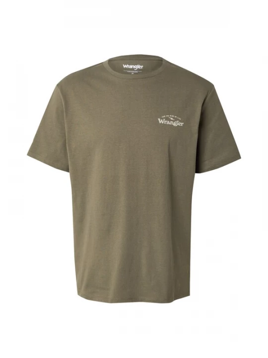 Foto van product WRANGLER Shirt kaki / wit