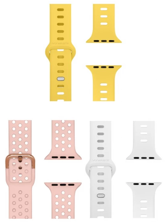 Foto van product WRISTR Digitaal horloge 'Nova-Mento' geel / rosa / wit