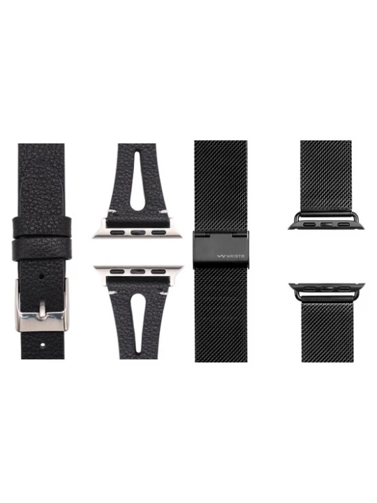 Foto van product WRISTR Digitaal horloge 'Slim-Milanese' zwart