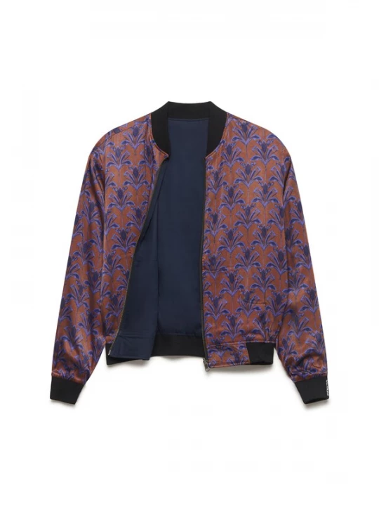 Foto van product Yahmo Tussenjas 'Ruth' roestbruin / violetblauw / donkerlila