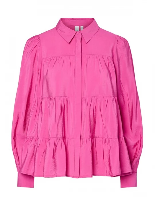 Foto van product YAS Blouse 'YASPALA' fuchsia