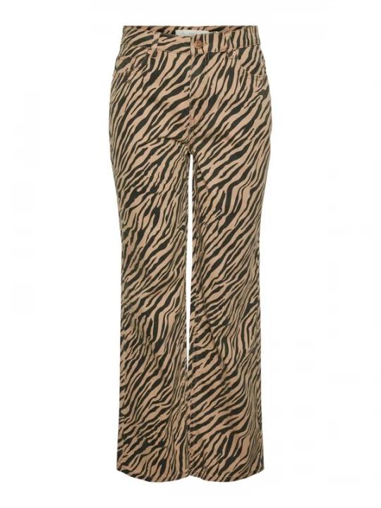 Foto van product YAS Jeans lichtbruin / zwart