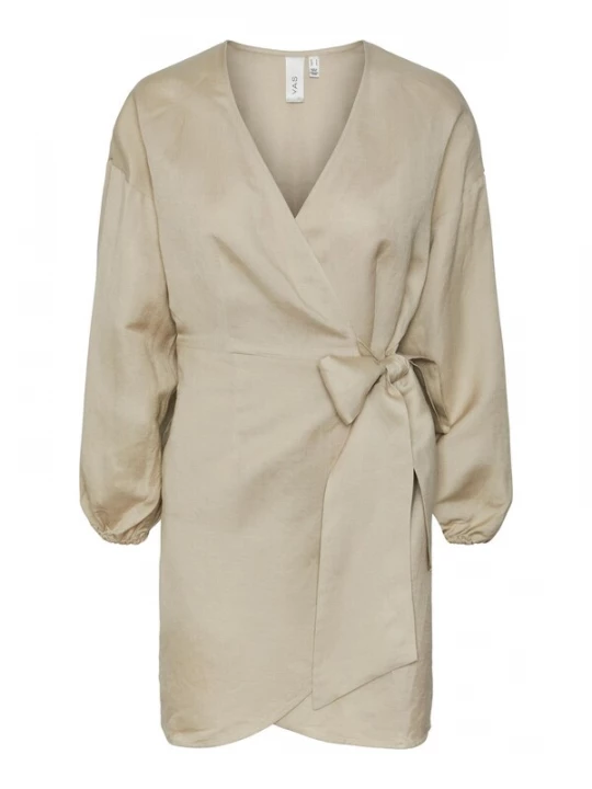 Foto van product YAS Jurk 'Heat' donkerbeige