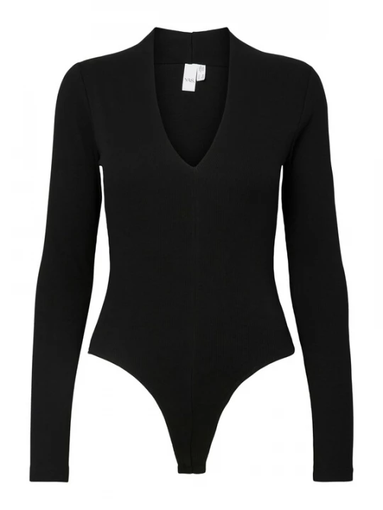 Foto van product YAS Shirt body 'YASClair' zwart