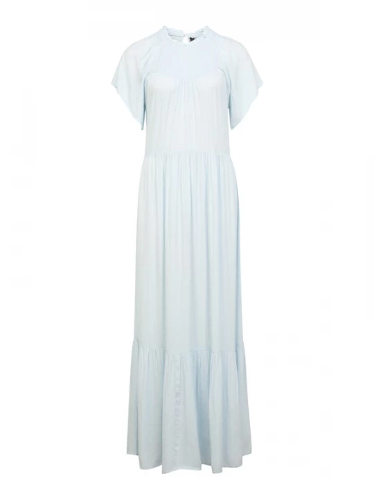 Foto van product YAS Tall Jurk 'Leah' pastelblauw