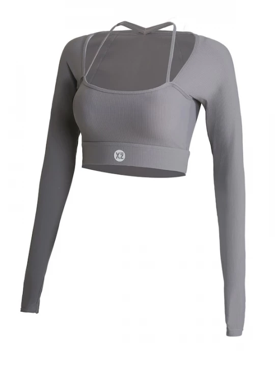 Foto van product YEAZ Functioneel shirt 'Club Level' grijs
