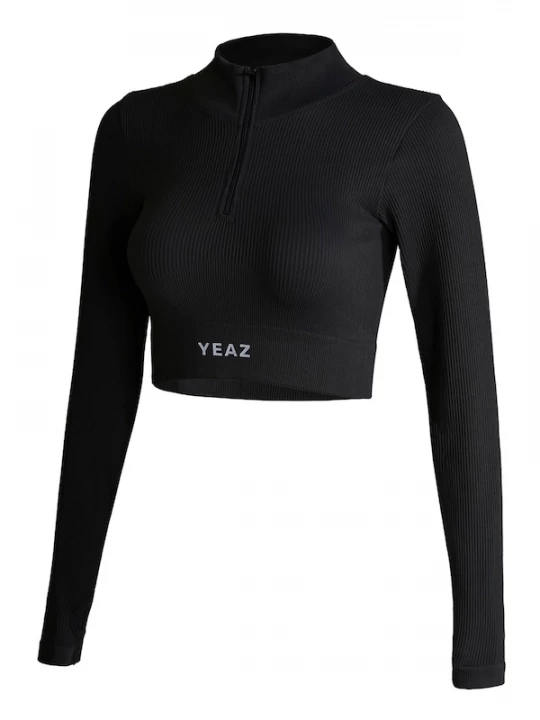 Foto van product YEAZ Functioneel shirt 'RUNWAY' zwart