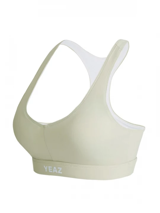 Foto van product YEAZ Sport bh 'Celeb' pastelgroen / zilver