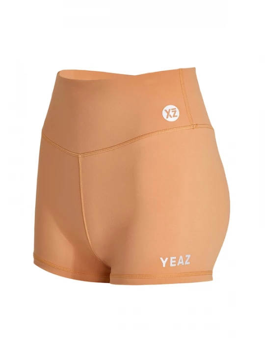 Foto van product YEAZ Sportbroek 'Celeb' zilvergrijs / lichtoranje