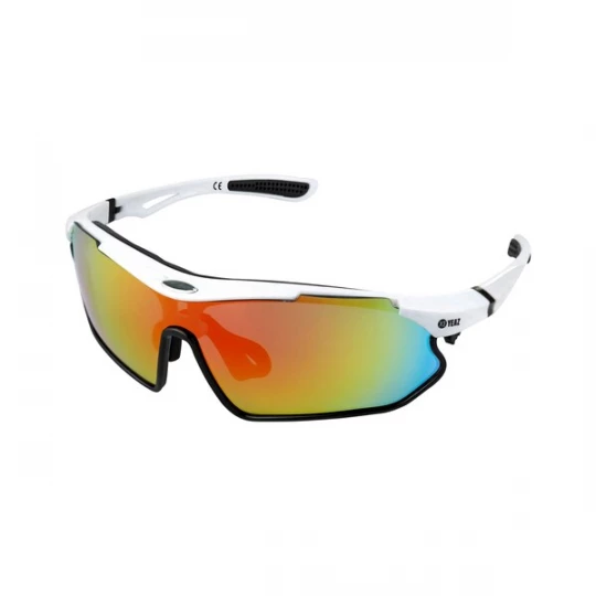 Foto van product YEAZ Sportzonnebril 'Sunray' aqua / donkergeel / donkeroranje / wit