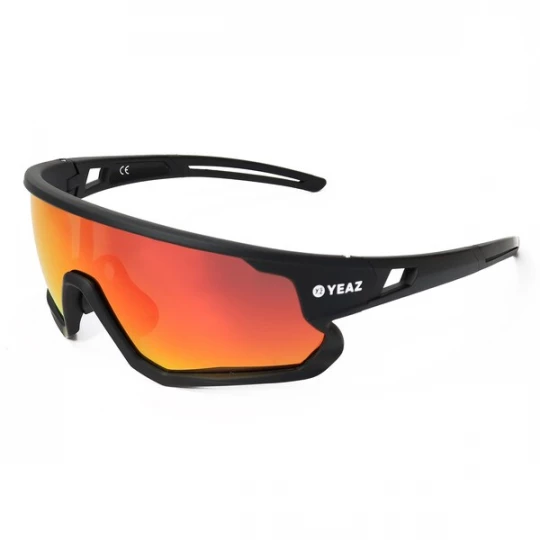 Foto van product YEAZ Sportzonnebril 'Sunrise' oranjerood / zwart