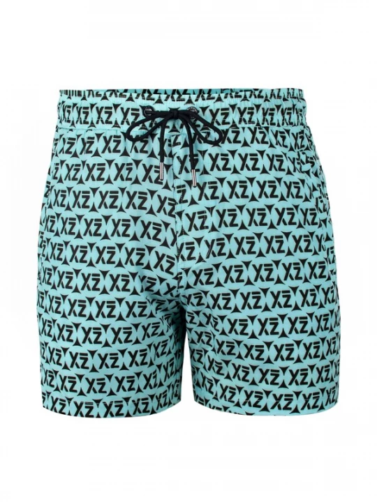 Foto van product YEAZ Zwemshorts 'Seashey' turquoise / zwart