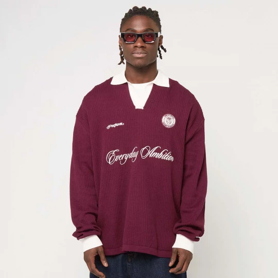 Foto van product Yemo Regular Longsleeve Knit Trikot Pegador rood