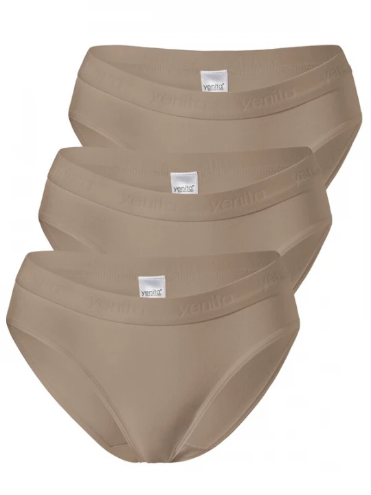 Foto van product Yenita Slip ' Damen Slips mit elastischem Logobund ' beige