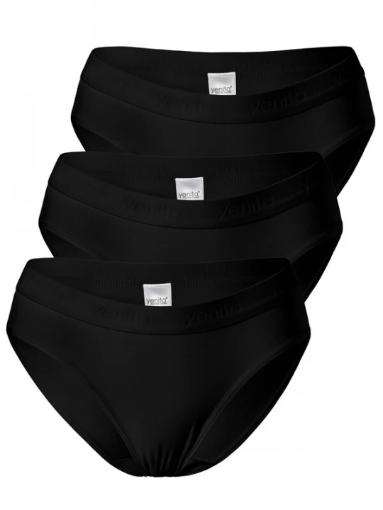 Foto van product Yenita Slip ' Damen Slips mit elastischem Logobund ' zwart