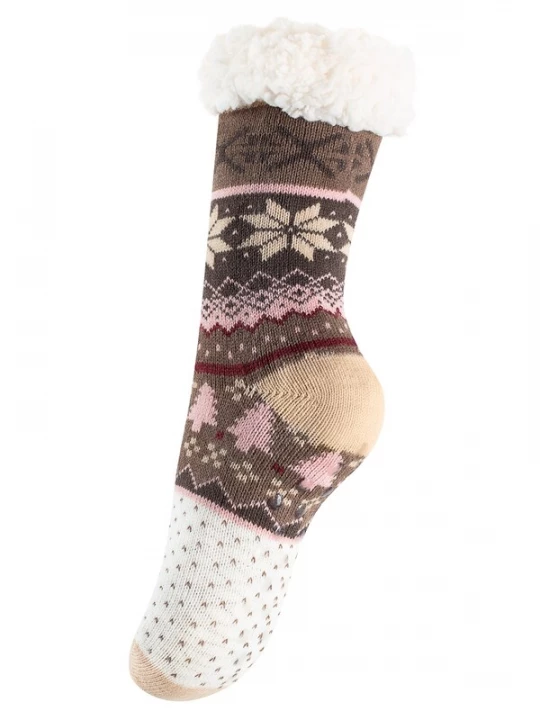 Foto van product Yenita Sokken sand / bruin / rosa / wit