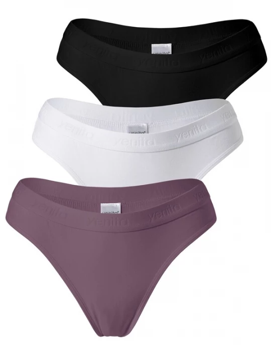 Foto van product Yenita String ' Damen Tanga mit elastischem Logobund ' zwart