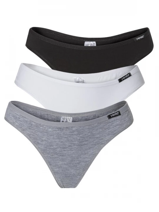 Foto van product Yenita String grijs / zwart / wit