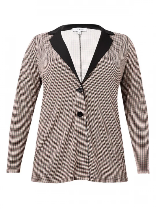 Foto van product YOEK Blazers curry / donkergroen / karmijnrood / wit