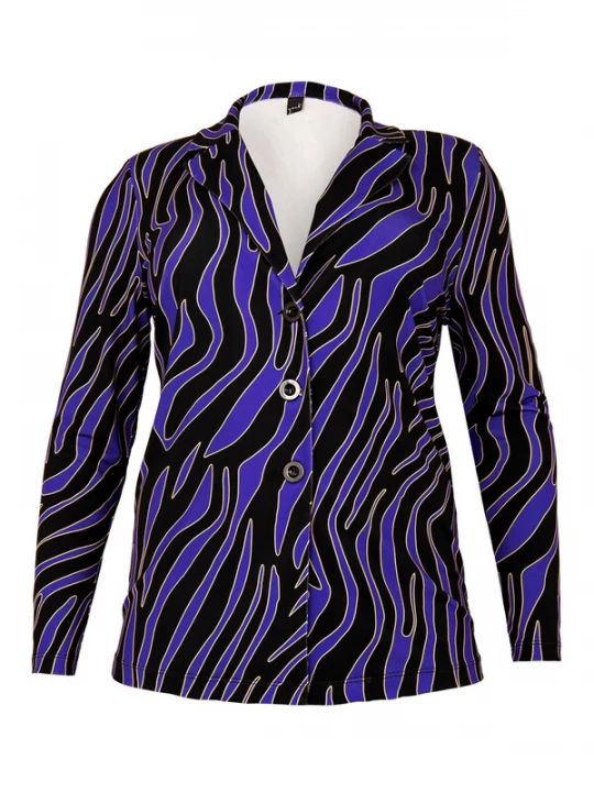 Foto van product YOEK Blazers royal blue / koningsblauw / zwart / wit