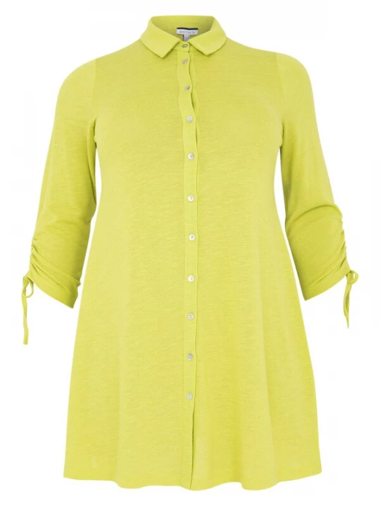 Foto van product YOEK Blouse 'Cocoon' neongroen