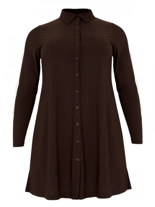 Foto van product YOEK Blouse 'Dolce' bruin