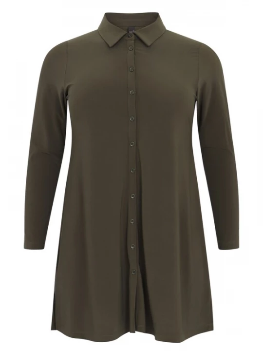 Foto van product YOEK Blouse 'Dolce' donkergroen