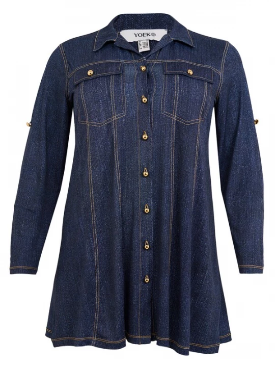Foto van product YOEK Blouse donkerblauw