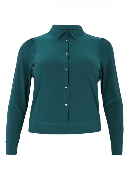 Foto van product YOEK Blouse donkergroen