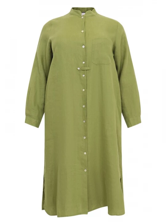 Foto van product YOEK Blouse 'Linen' kaki