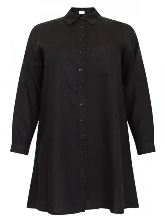 Foto van product YOEK Blouse 'Linen' zwart