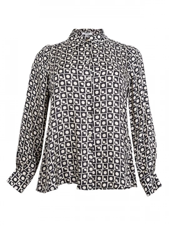 Foto van product YOEK Blouse zwart / wit
