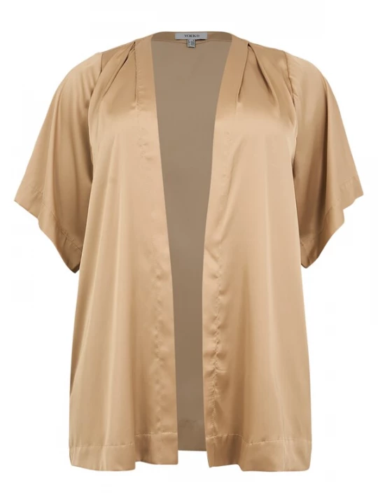 Foto van product YOEK Gebreid vest bruin