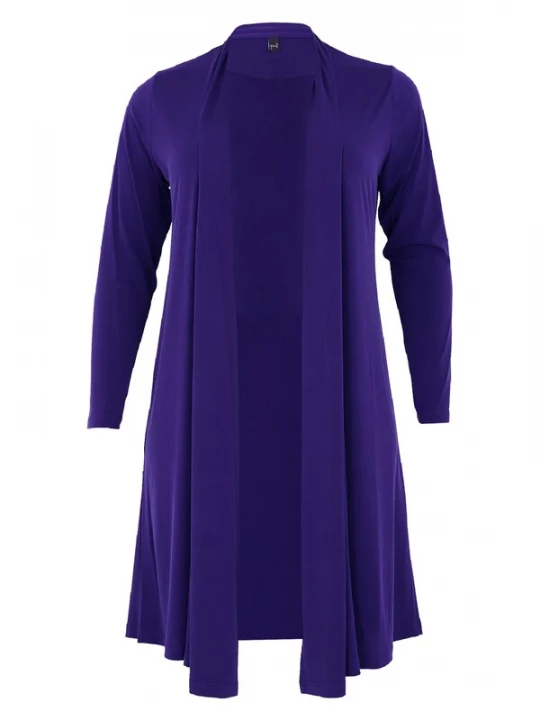 Foto van product YOEK Gebreid vest 'Dolce' lila