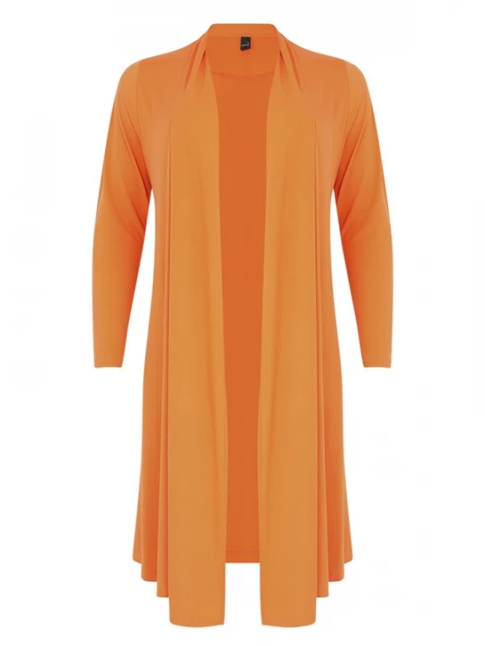 Foto van product YOEK Gebreid vest 'Dolce' oranje