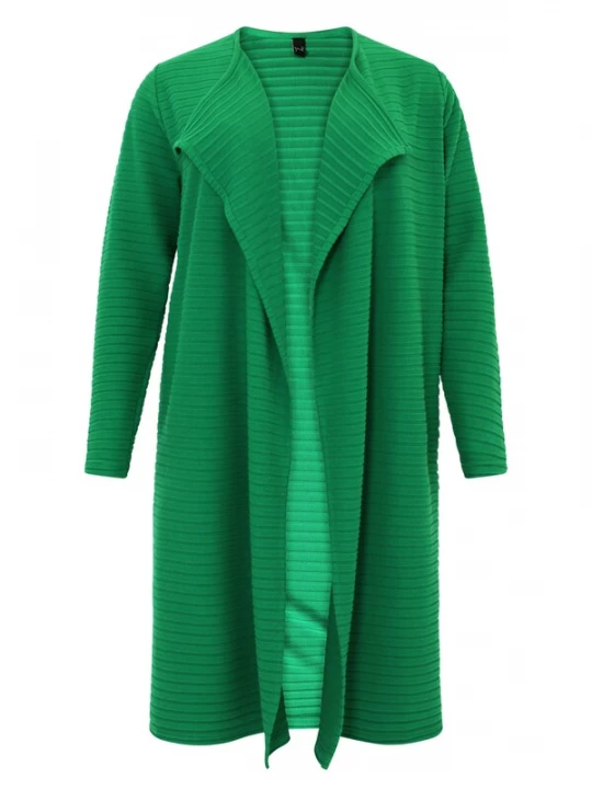 Foto van product YOEK Gebreid vest grasgroen