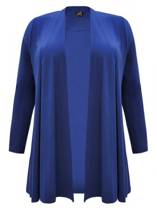 Foto van product YOEK Gebreid vest indigo
