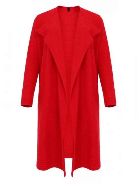 Foto van product YOEK Gebreid vest ' mit Langarm ' rood