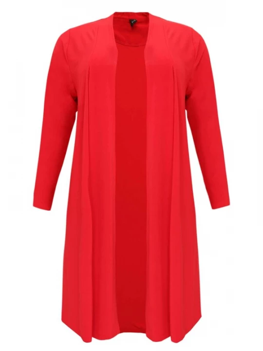 Foto van product YOEK Gebreid vest rood