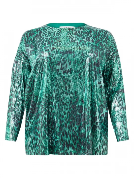 Foto van product YOEK Shirt groen / zwart