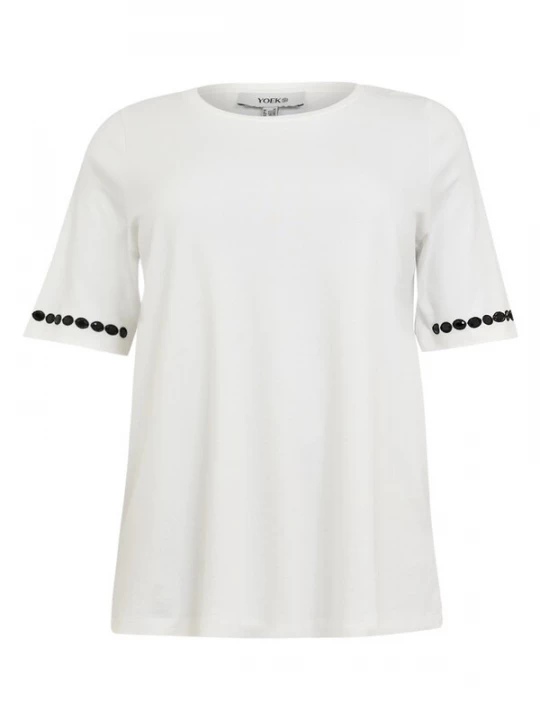 Foto van product YOEK Shirt zwart / wit