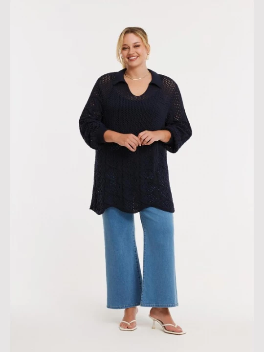 Foto van product YOEK Trui blauw