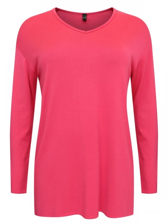 Foto van product YOEK Trui fuchsia