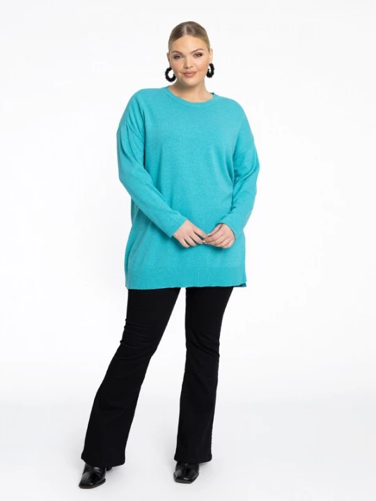 Foto van product YOEK Trui turquoise
