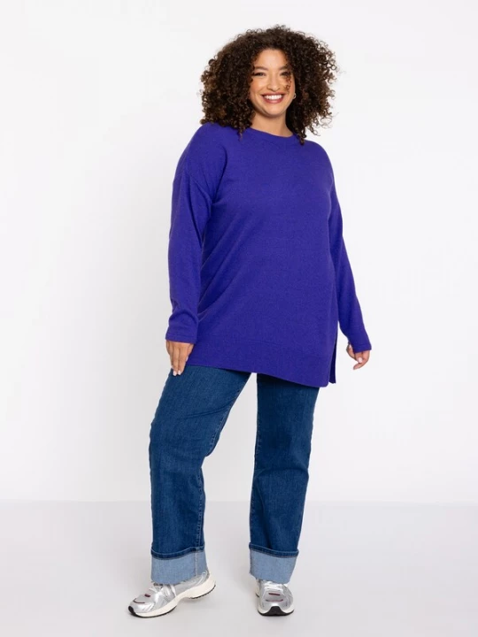 Foto van product YOEK Trui violetblauw