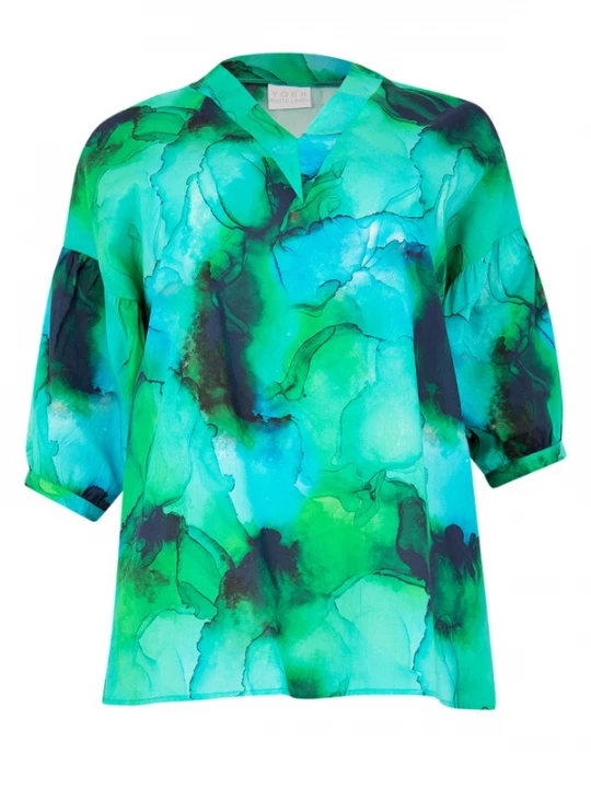 Foto van product YOEK Tuniek blauw / groen