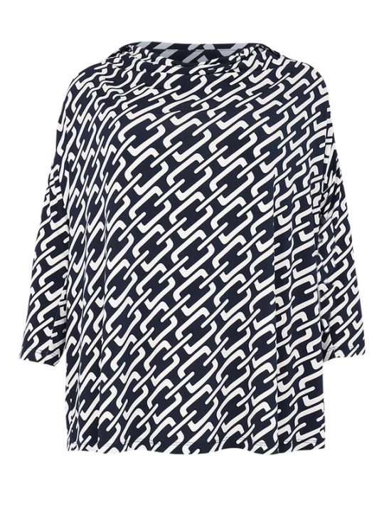 Foto van product YOEK Tuniek blauw / wit